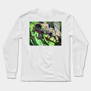 Liquid Dream (Green) Long Sleeve T-Shirt